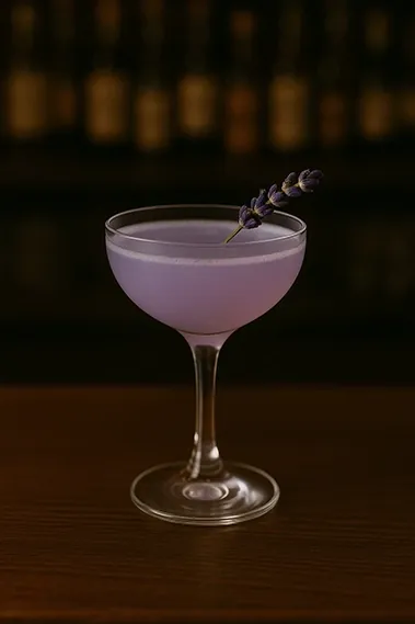 lavender martini cocktail