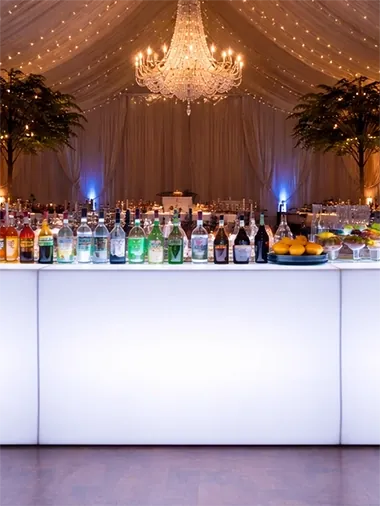 led bar counter