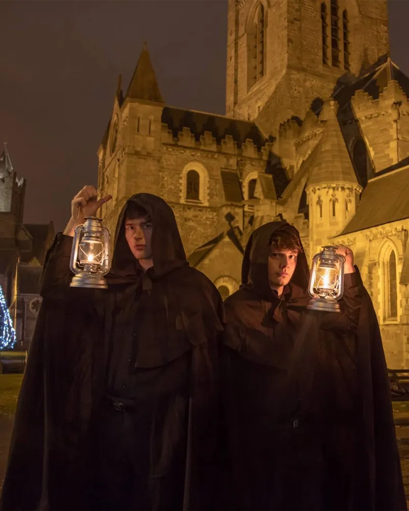 Costumed event staff at a themed party in Dublin